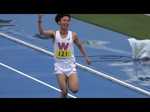 菖蒲(早大)圧勝 日本学生個人選手権 男子3000mSC決勝 2022.4.17