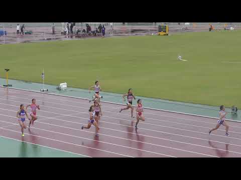 2018 東北高校新人陸上 女子 200m 予選3組