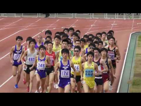 【頑張れ中大】 松戸市陸上記録会 5000ｍ7組 苗村 2016.12.23