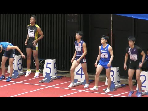 予選 U18男子60ｍH 日本室内陸上2025