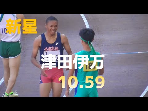 予選 部門B男子100m予選　　エコパトラックゲームズ2022