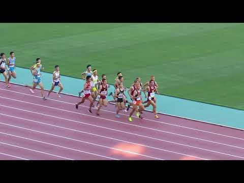 18年6月1日熊本県高校総体　男子1500m決勝