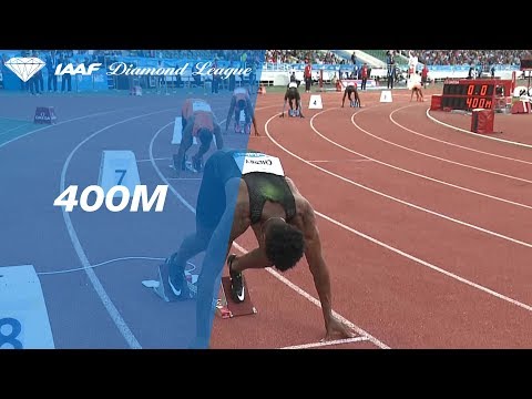 Akeem Bloomfield 44.33 Wins Men&#039;s 400m - IAAF Diamond League Rabat 2018