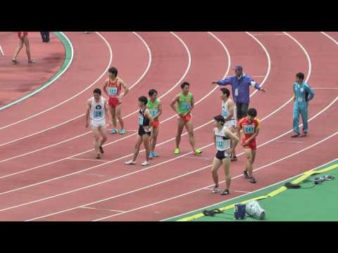 H29　関カレ　男子2部100m　決勝