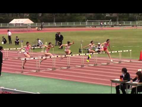 2016東海学生春季 女子100mH 1