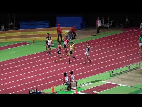 2018 U20 NATIONAL INDOOR T&amp;F M60m heat3 Hinata SANO6.84 Fusuke EBATA6.88