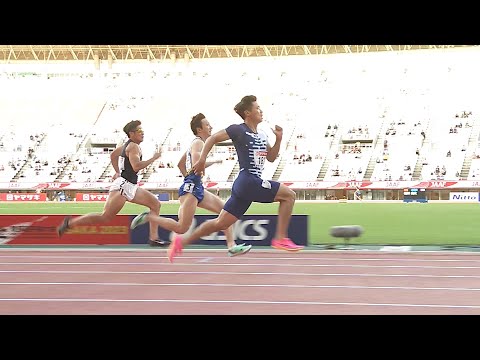 【第107回日本選手権】男子 100ｍ 予選4組