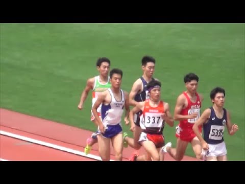群馬県陸上競技選手権2017 男子800m決勝
