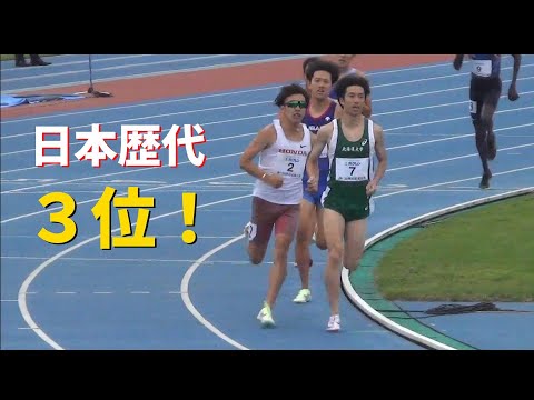 日本トップ選手が集結！男子1500m ホクレン・ディスタンスチャレンジ陸上2022 20周年記念 深川大会