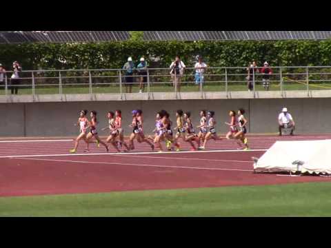 2016 岡山インターハイ陸上 女子1500m予選2