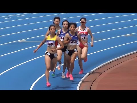予選・準決勝 女子800m 日本学生個人陸上2024