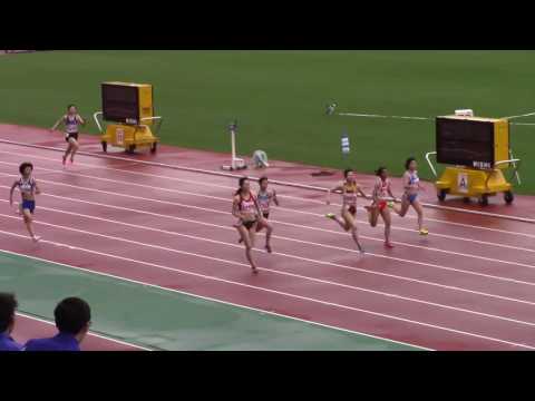 2017 東海学生陸上 女子200m 予選 2
