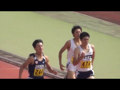 関東学生新人陸上2015 男子800m B決勝