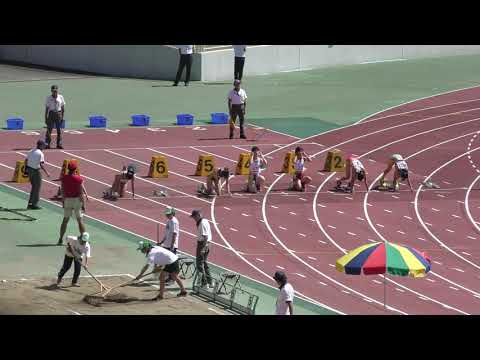 H30　関東選手権　女子100m　予選1組