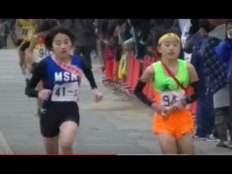 20180127北九州市中学校新人駅伝　女子2区～3区 Ekiden Championship in Kita-Kyushu City by 7th-8th Grade Girls (3)