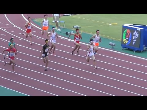 H30　三重インターハイ　男子4x100mR　決勝