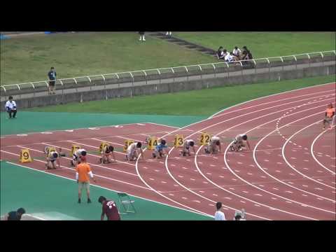 矢野琢斗選手（東京陸協）成年男子100m決勝’10秒66’　～国民体育大会　高知県選考会～