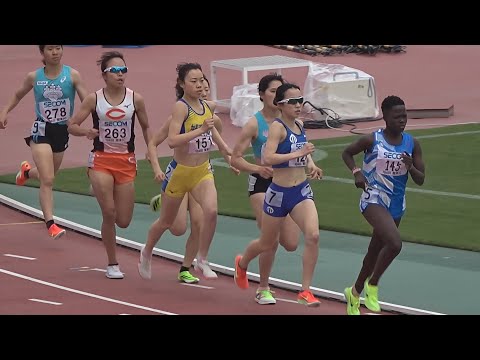 決勝 女子1500m 関東インカレ陸上2025