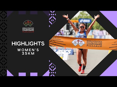 Morejón wins the women&#039;s 35km | World Athletics Race Walking Team Championships