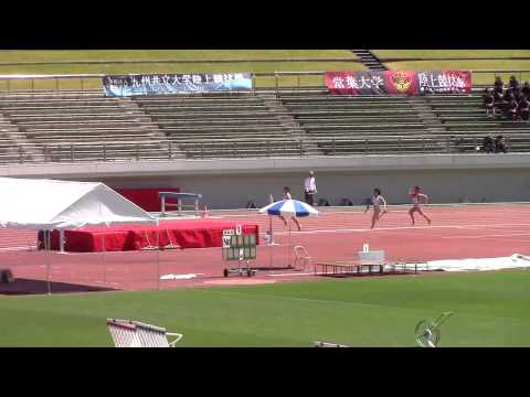 2015 西日本インカレ陸上 女子4×400mR 予選4