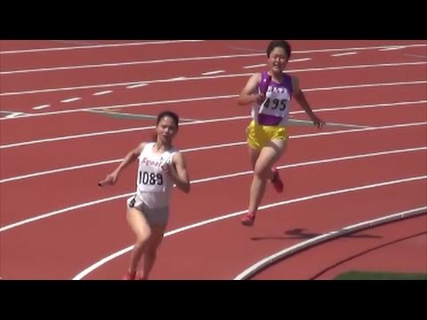 群馬県高校総体陸上2017 女子4×400mR決勝