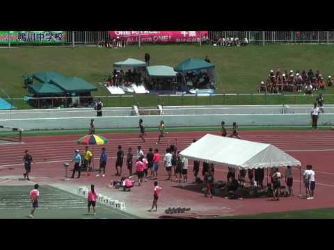 H29　千葉県中学総体　女子4種競技200m　1組