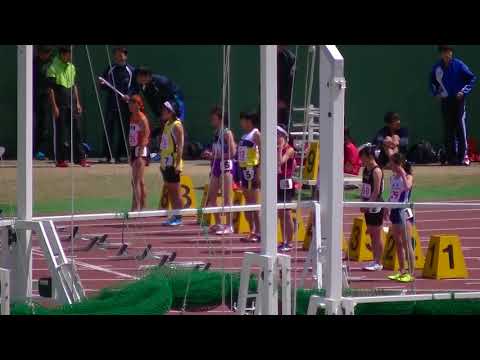 20180408福岡県春季記録会 中学女子1,2年100m決勝2組 Fukuoka Pref. Spring Track Meet J.H.S. Girls&#039;(BC) 100m Final-2