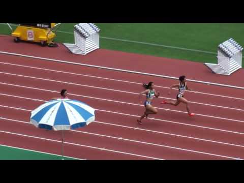 2017年 愛知県陸上選手権 女子100m予選3組