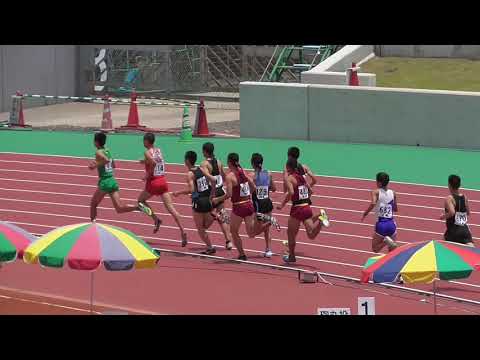 20190613_南九州高校総体_男子1500m_予選2組