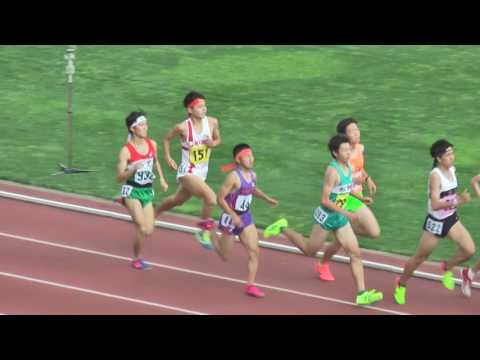 H29　千葉県高校総体　男子1500m　予選4組