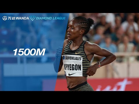 Faith Kipyegon just misses out on world record in stunning Monaco 1500m - Wanda Diamond League 2022