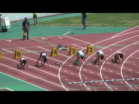 H29　北関東　女子100mH　予選1組