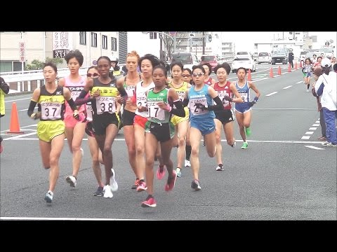 2015 山陽女子ロードレース ハーフ（５キロ付近）