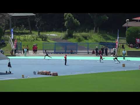 20180916125307県高校新人大会OP男200ｍ3組 中山 凌