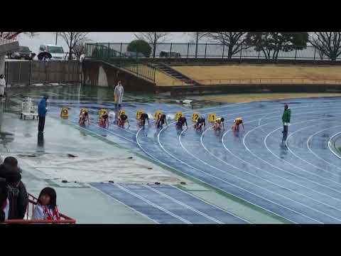 2018 水戸市陸上記録会 中学男子100m15組