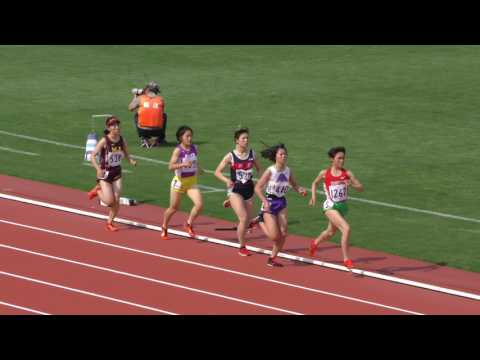 20170518群馬県高校総体陸上女子1500m予選3組
