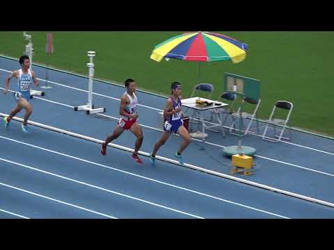 20180915112757県高校新人大会男800ｍ予選6組 池田 哲也