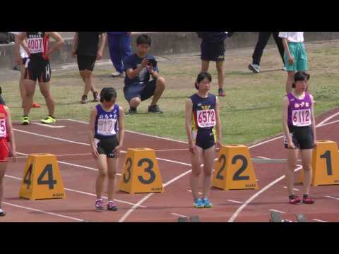 20170416春季記録会(桐生会場）女子100m7組