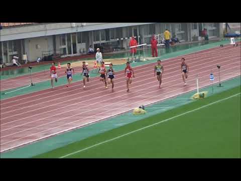 愛媛県高校新人大会2017・男子100m予選3組2着＋2