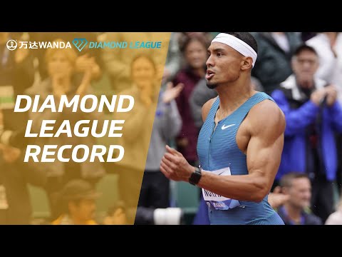 Michael Norman breaks 400m Diamond League record in Eugene - Wanda Diamond League