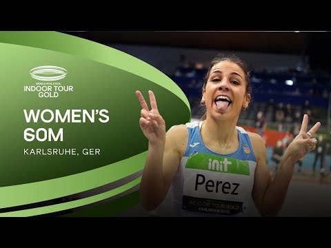 Perez secures 60m win in Karlsruhe | World Indoor Tour Gold Karlsruhe 2022