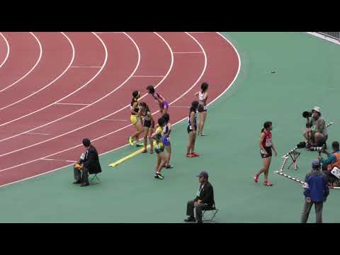 H30　ジュニアオリンピック　C女子100m　準決勝1組