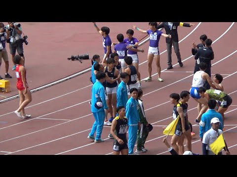 決勝 2部 男子リレー 4x400m 関東インカレ陸上2024