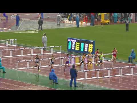 H29　ジュニアオリンピック　B女子100mH　準決勝2組