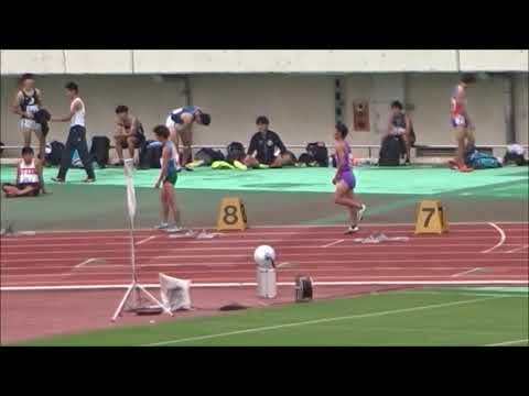 2018関西学生新人陸上競技選手権大会　男子200ｍ準決勝1組