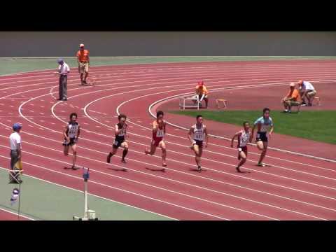 2016 東海高校総体陸上 男子100m予選3