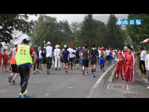 十和田湖マラソン 約500人健脚競う