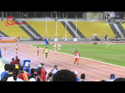 400m Girls Final - 2015 Asian Youth Athletics Championships