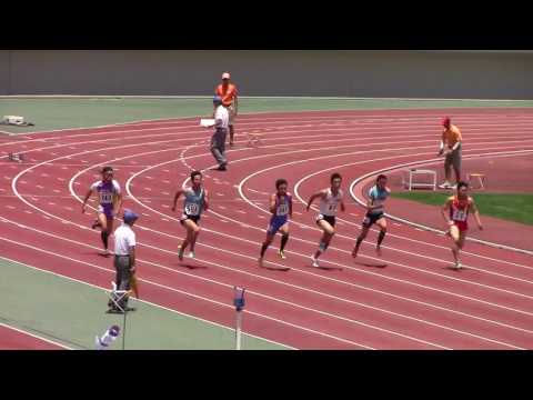 2016 東海高校総体陸上 男子100m予選4