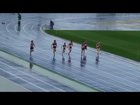 2018 水戸市陸上記録会 中学男子100m11組